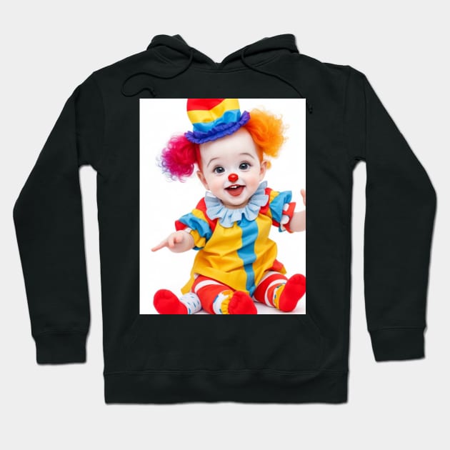 Baby Clown Hoodie by likbatonboot